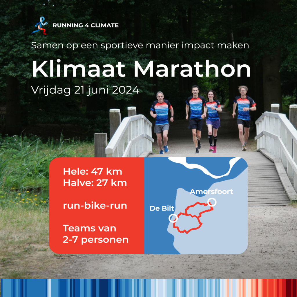 AV Triathlon organiseert samen met Running 4 Climate 'Klimaat Marathon'